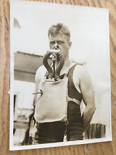 Used, Charles Bowers Momsen  US  SUBMARINE  REBREATHER NAVY APPARATUS  PORTRAIT  PHOTO for sale  Shipping to South Africa