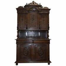 LOVELY HAND CARVED SOLID OAK DUTCH CUPBOARD ORNATE DETAILING CHEST OF DRAWERS for sale  Shipping to South Africa