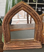 Vintage KULICKE ~ Peaked Italian Gothic Arch  Mirror ~ Siena, Italy 10”x 8” Tall for sale  Shipping to South Africa