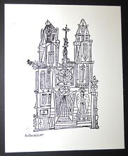 Cathedral cuba serigraph for sale  Washington