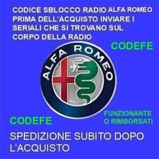 Codice sblocco radio usato  Ferrara