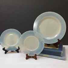 Conjunto de três pratos de vidro recortado vintage Cremax Petalware comprar usado  Enviando para Brazil