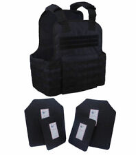 Tactical Scorpion Gear 4 Pc Level III AR500 Body Armor Plates Molle Vest Set-up for sale  Goldsboro
