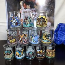 welch's Lion King Cat In Hat Winnie jelly glasses 12 Total, used for sale  Shipping to South Africa