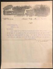1903 letter bushnell for sale  Davenport