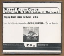 Usado, Street Drum Corps feat Bert McCracken of the Used - Happy Xmas CD promocional RARO comprar usado  Enviando para Brazil