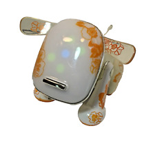 Hasbro Sega 2007 Interactive iDog Amp'd Robot Dog Branco Laranja Testado FUNCIONANDO comprar usado  Enviando para Brazil