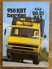 Brochure berliet camion d'occasion  Villers-lès-Nancy