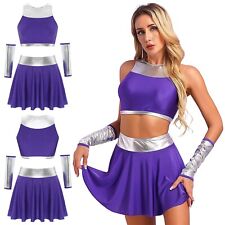 Woman's Cheer Leader Costume School Girls Outfits Cosplay Role Play Carnival Set for sale  Shipping to South Africa