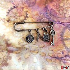 Broche steampunk bijoux d'occasion  Franconville