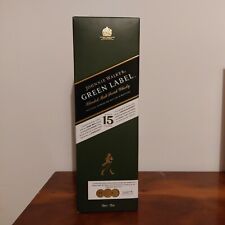 Johnnie Walker Green Label Blended Whisky Empty Bottle&Box, Other Blends Stocked, used for sale  Shipping to South Africa