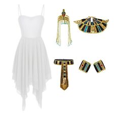 Mujer Cleopatra Disfraz Set Cosplay Reina Vestido Disfraz Fiesta Conjunto Egipcio segunda mano  Embacar hacia Mexico