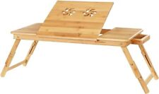SONGMICS Bamboo Laptop Desk, Foldable Bed Table, for Left-hander, Right-hander, for sale  Shipping to South Africa