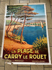 Affiche ancienne carry d'occasion  Vaux-sur-Mer