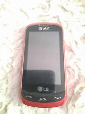 LG Xpression / Expression C395 Red Black ( AT&T ) Slide Phone Tested ! for sale  Shipping to South Africa