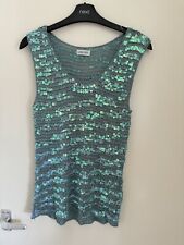 Aqua sequin sleeveless for sale  PENICUIK