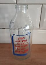 Vintage BRITISH MILK HORLICKS DAIRIES Glass Milk Bottle (GC3) for sale  Shipping to South Africa