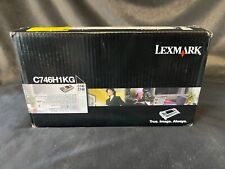 Lexmark C746H1KG Toner Programa de Retorno de Alto Rendimento Genuíno Novo Na Caixa Fabricante de Equipamento Original Selado PKG comprar usado  Enviando para Brazil