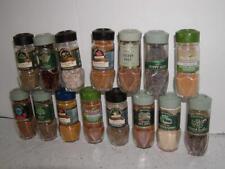 Vtg McCormick Spice Glass Jars Bottles Green black Lids USA your CHOICE for sale  Shipping to South Africa