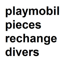Playmobil pieces rechange d'occasion  Châteauneuf-en-Thymerais