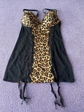 leopard print suspender for sale  CARLUKE