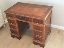 Antique mahogany kneehole for sale  KING'S LYNN