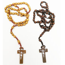 Collana rosario legno usato  Bologna