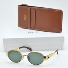 Gafas de sol Celine CL40235U Triomphe metal marco dorado segunda mano  Embacar hacia Argentina