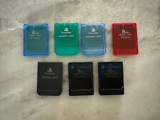 Used, Lot Of 7 OEM Sony PlayStation Card PS2 - MEMORY CARDS for sale  Shipping to South Africa