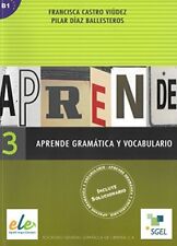 APRENDE GRAMATICA Y VOCABULARIO 3 (PT. 3) (ESPANHOL por Castro Francisca Viudez comprar usado  Enviando para Brazil