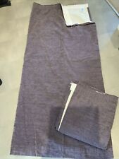 Lined purple curtains for sale  Shipping to Ireland