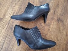Smart Black Leather Shoe Boots Lotus Size 5 for sale  Shipping to South Africa