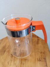 Cafetière orange vintage d'occasion  Olemps