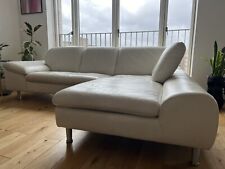 White leather seater for sale  LONDON