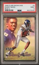 1998 Flair Showcase #5 Randy Moss Row 2 RC PSA 9  for sale  Shipping to South Africa