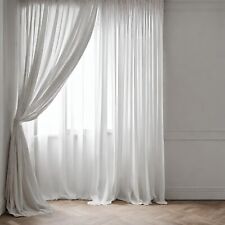 Curtains semi transparent for sale  Shipping to Ireland