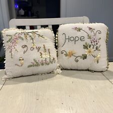 Ribbon embroidered throw for sale  Poplarville