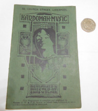 Kardomah music repertoire for sale  PERSHORE