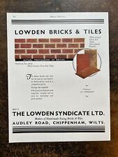 Lowden bricks tiles for sale  LONDON