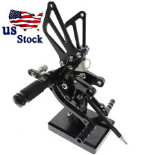 For Suzuki SV650 SV650S 1998-2014 CNC Rearsets Foot pegs Rear set GSXR1000 01-04, used for sale  Durham