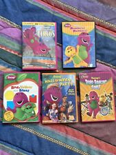 Lote de 5 DVDs Barney Festa de Halloween Super Cantando Números de Circo!, usado comprar usado  Enviando para Brazil
