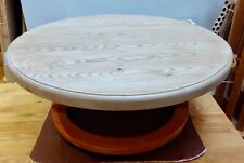 round oak coffee table for sale  POOLE