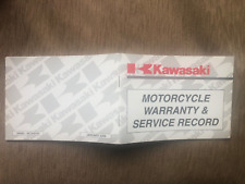 Kawasaki warranty service for sale  WOKING