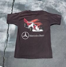 Camiseta masculina vintage Mercedes Benz McLaren F1 grande anos 90 preta corrida desbotada comprar usado  Enviando para Brazil