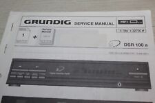 Grndig service manual gebraucht kaufen  Köln