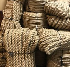 Cordão de corda de juta 100% natural Hessian trançado artesanato faça você mesmo seguro para animais de estimação academia comprar usado  Enviando para Brazil