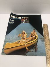 Pelican canoe brochure for sale  Tiffin
