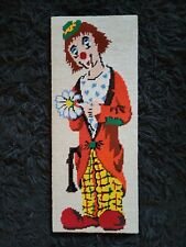 Tableau vintage clown d'occasion  Plonéour-Lanvern