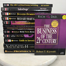 Lote de 13 libros de Robert Kiyosaki HCDJ TPB negocios de dinero padre rico padre pobre ABC segunda mano  Embacar hacia Argentina