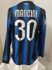 Maglia Inter 2010 2011 Nr 30 Mancini match worn jersey Inter triplete camiseta  usato  Italia